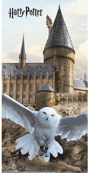 Asciugamano per bambini in cotone 70x140 cm Harry Potter "Hedwig" – Jerry Fabrics