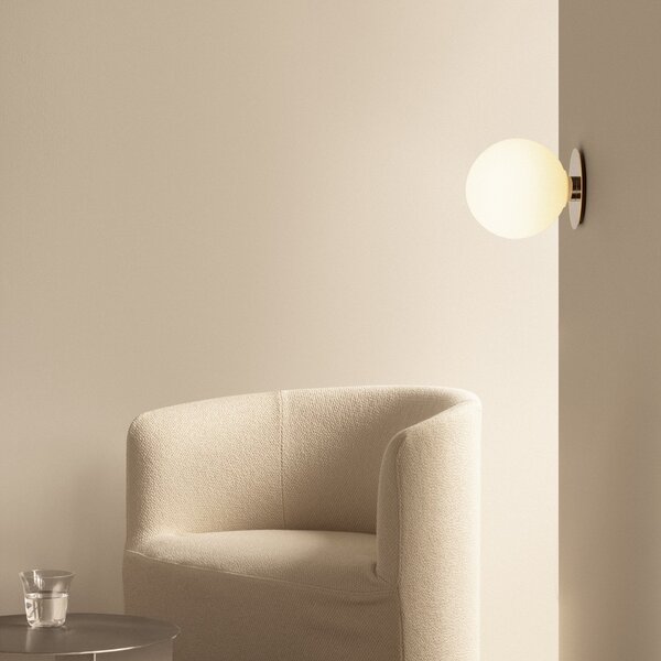 Applique da parete Audo Copenhagen, TR Bulb, dimmerabile, Bianco, Soggiorno, Design