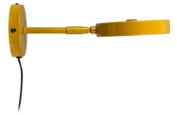 Applique da parete Dyberg Larsen, Giallo, Camera da letto, Metallo