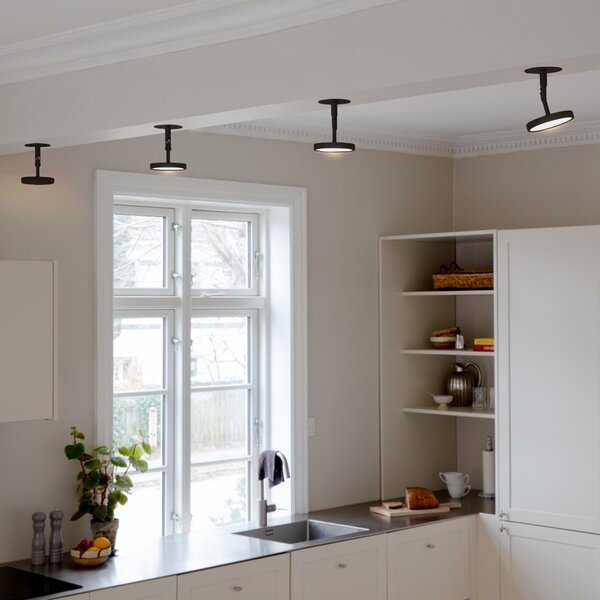 Plafoniera UMAGE, Asteria Spot, dimmerabile, Nero, Soggiorno, Metallo, Design