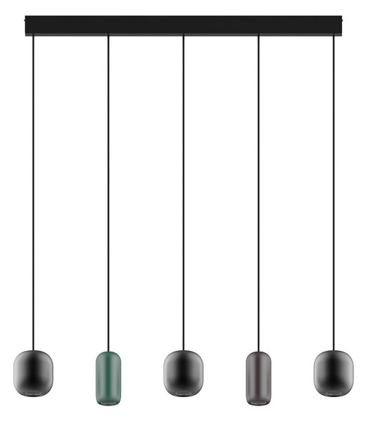 Lampada a sospensione Lucande, Narion, dimmerabile, Multicolore, Sala da pranzo, Metallo, Moderno