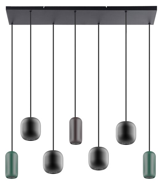 Lampada a sospensione Lucande, Narion, dimmerabile, Multicolore, Sala da pranzo, Metallo, Moderno