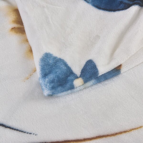 Set copripiumino e federa blu scuro in micropile per letto singolo 140x200 cm Marbella – My House