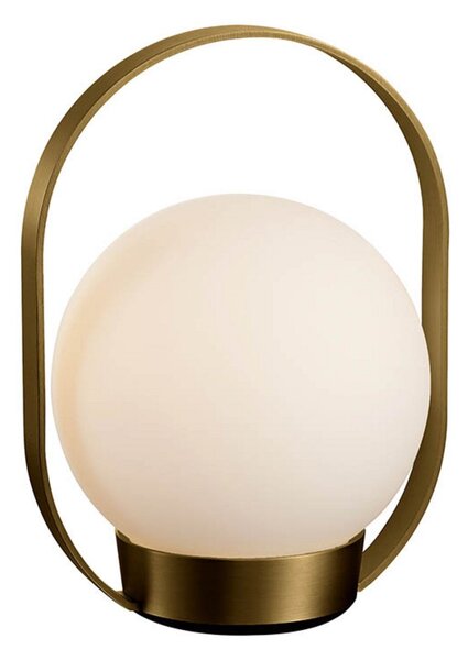 Lampade da tavolo ANTIDARK, Marrone / Ruggine, Camera da letto, Alluminio