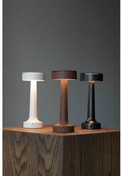 Lampade da tavolo ANTIDARK, Grigio, Camera da letto, Alluminio