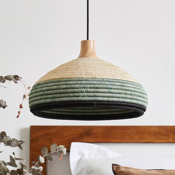 Lampada a sospensione Forestier, Grass S, dimmerabile, Blu, Soggiorno, Design