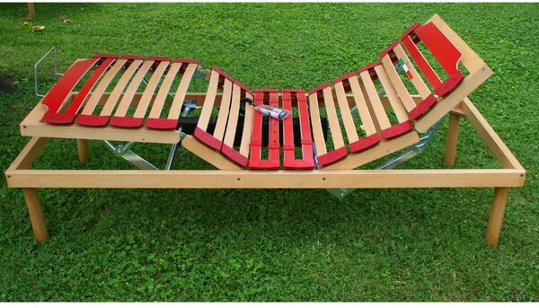 Rete a Doghe in Legno Motorizzata – Alzate Personalizzabili | VENERE E 80x190 Singolo standard