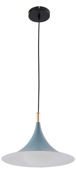 Lampada a sospensione Lindby, Jarl, dimmerabile, Blu, Sala da pranzo, Metallo, Moderno
