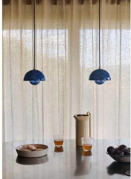 Lampada a sospensione &Tradition, Flowerpot VP10, dimmerabile, Blu, Soggiorno, Metallo, Design
