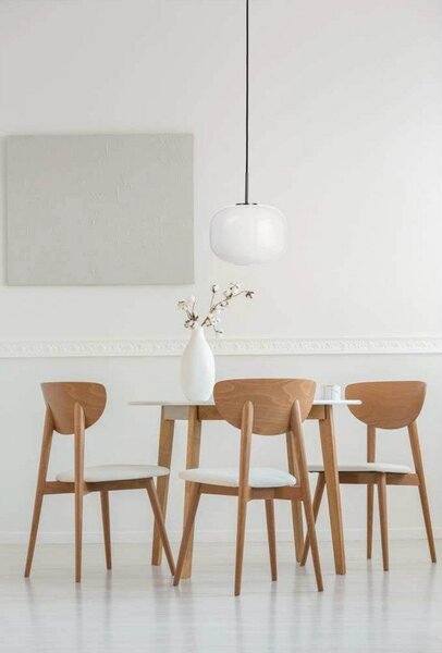 Lampada a sospensione ANTIDARK, Bianco, Sala da pranzo, Vetro
