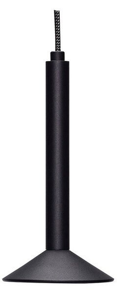 Lampada a sospensione Hübsch, Nero, Soggiorno, Metallo