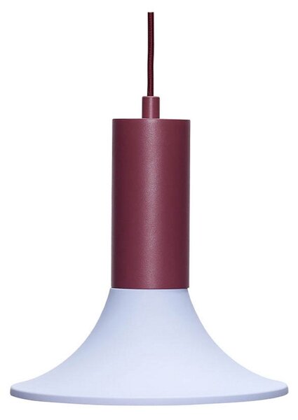 Lampada a sospensione Hübsch, Rosso, Soggiorno, Metallo