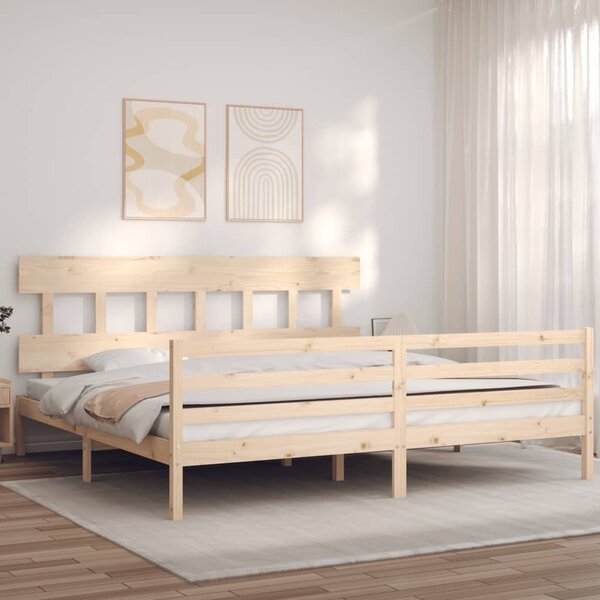 Testata letto in teak massello 210 cm