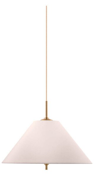 Lampada a sospensione Globen Lighting, IRIS, dimmerabile, Beige, Soggiorno, Tessuto / Tessile, Vintage