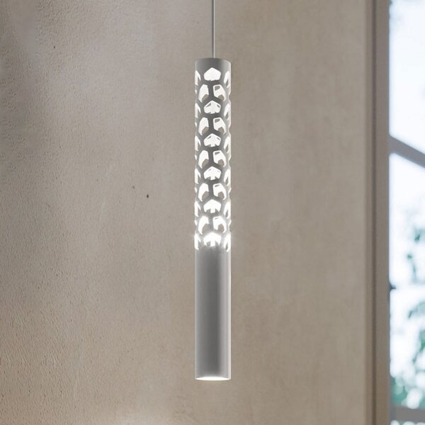 Lampada a sospensione Rotaliana, Squiggle, Bianco, Soggiorno, Metallo, Design