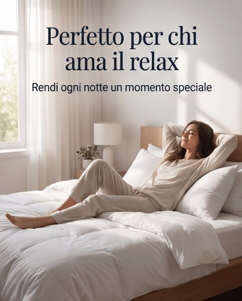 Topper Piuma d'Oca – Correttore Termoregolatore Invernale, 600 gr/m², 160x200 160x200