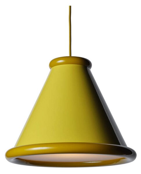 Lampada a sospensione Belid, Giallo, Sala da pranzo, Metallo
