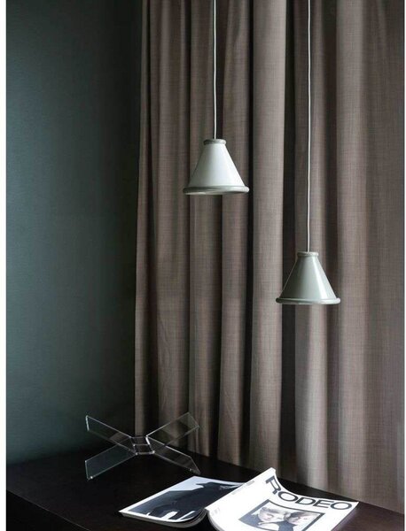 Lampada a sospensione Belid, Grigio, Sala da pranzo, Metallo
