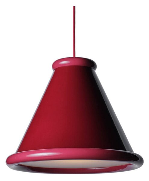 Lampada a sospensione Belid, Rosso, Sala da pranzo, Metallo