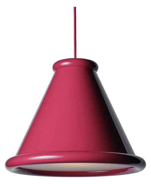 Lampada a sospensione Belid, Rosso, Sala da pranzo, Metallo