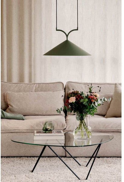 Lampada a sospensione Globen Lighting, Verde, Soggiorno, Metallo, Design