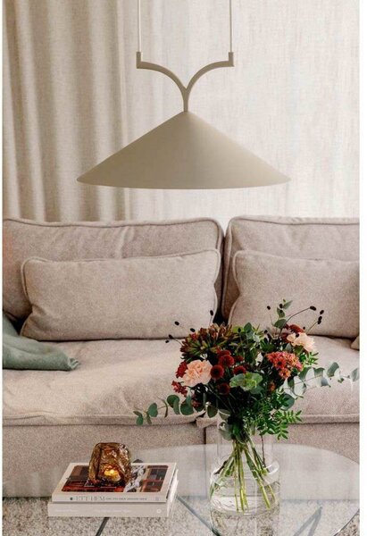 Lampada a sospensione Globen Lighting, Beige, Soggiorno, Metallo, Vintage