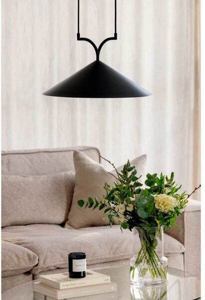 Lampada a sospensione Globen Lighting, Nero, Soggiorno, Metallo, Design