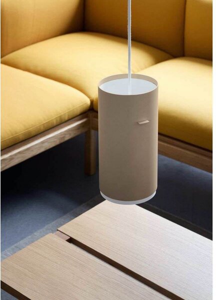 Lampada a sospensione Moebe, Grigio, Soggiorno, Alluminio