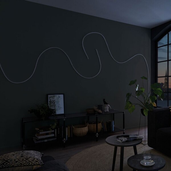 Ghirlande luminosa Paulmann, MaxLED Flow, dimmerabile, Bianco, Soggiorno, Plastica, Moderno
