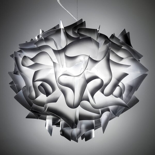 Lampada a sospensione Slamp, VELI, dimmerabile, Nero, Soggiorno, Plastica, Design