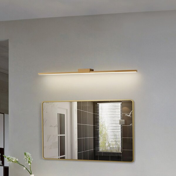 Applique da parete Lucande, Kivana, Rame, Bagno, Alluminio, Moderno