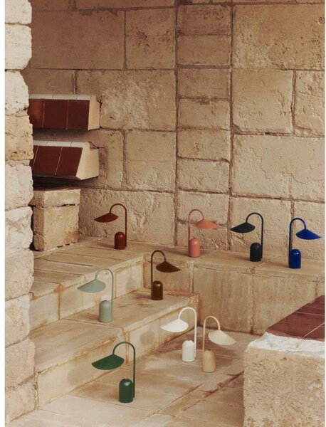 Lampade da tavolo ferm LIVING, Marrone / Ruggine, Soggiorno, Alluminio