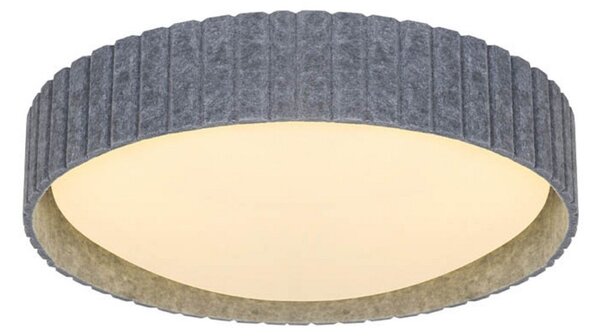Applique da parete Nordlux, Grigio, Corridoio, Tessuto / Tessile