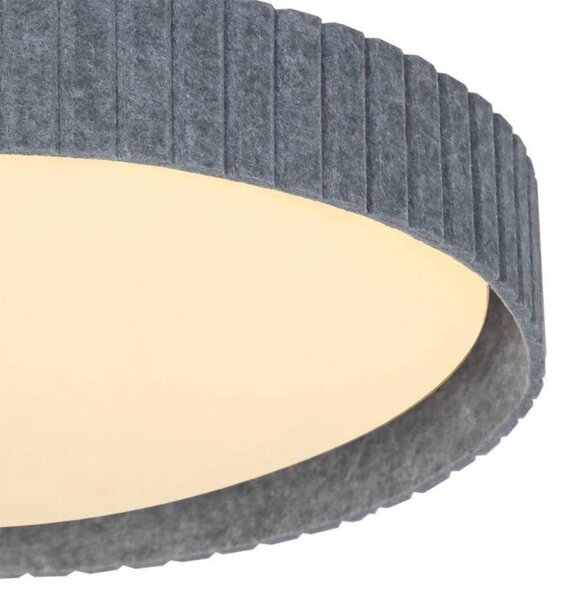 Applique da parete Nordlux, Grigio, Corridoio, Tessuto / Tessile