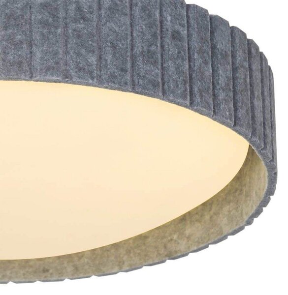 Applique da parete Nordlux, Grigio, Corridoio, Tessuto / Tessile