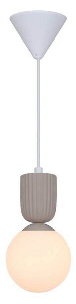 Lampada a sospensione Nordlux, Sadie, dimmerabile, Beige, Soggiorno, Vetro, Scandinavo
