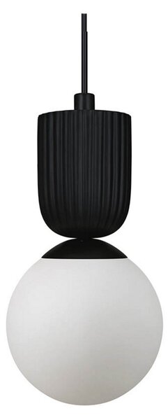 Lampada a sospensione Nordlux, Sadie, dimmerabile, Nero, Soggiorno, Vetro, Scandinavo