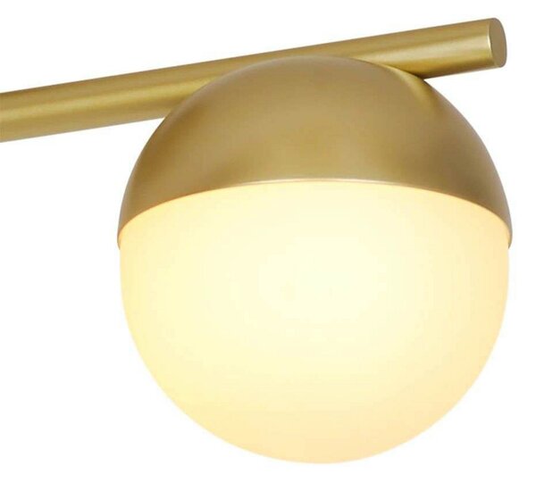 Plafoniera Nordlux, Contina, dimmerabile, Dorato / Ottone, Soggiorno, Metallo, Scandinavo