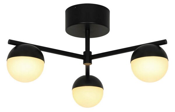 Plafoniera Nordlux, Contina, dimmerabile, Nero, Soggiorno, Metallo, Scandinavo