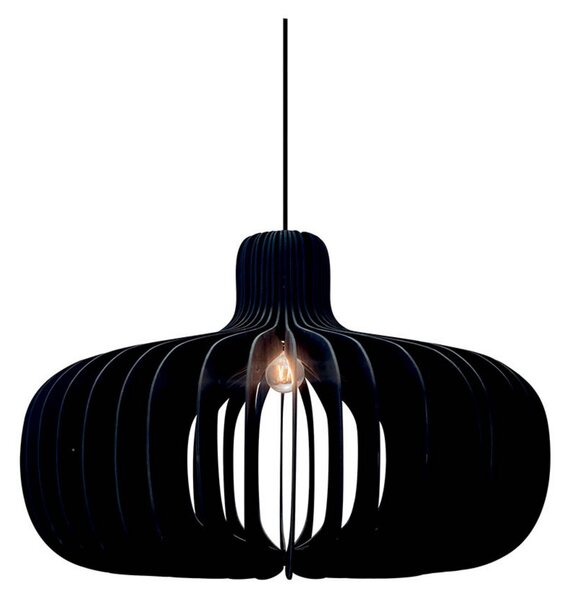 Lampada a sospensione Nordlux, Hazo, dimmerabile, Nero, Soggiorno, Legno, Scandinavo