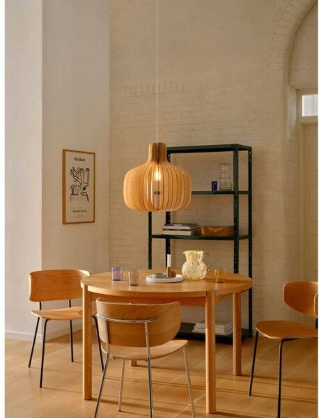 Lampada a sospensione Nordlux, Hazo, dimmerabile, Legno, Soggiorno, Legno, Scandinavo
