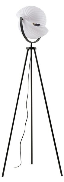 Lampada da terra Lucande, Helva, dimmerabile, Nero, Soggiorno, Plastica, Scandinavo