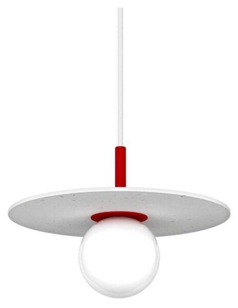 Lampada a sospensione Swedish Ninja, Rosso, Sala da pranzo, Metallo