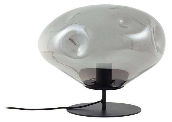 Lampade da tavolo Lindby, Lelia, Grigio, Sala da pranzo, Vetro, Design