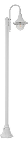 Lampade da esterno Lindby, Daphne, dimmerabile, Bianco, Alluminio, Antico