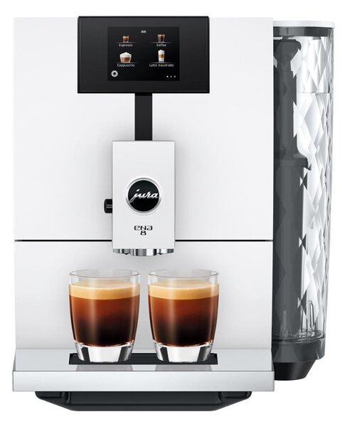Jura ENA 8 Touch Full Nordic White Macchina Caffè Automatica 15 Funzioni 2 Erogatori Microschiuma