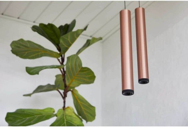 Lampada a sospensione LOOM DESIGN, Bronzo / Ottone anticato, Soggiorno, Alluminio