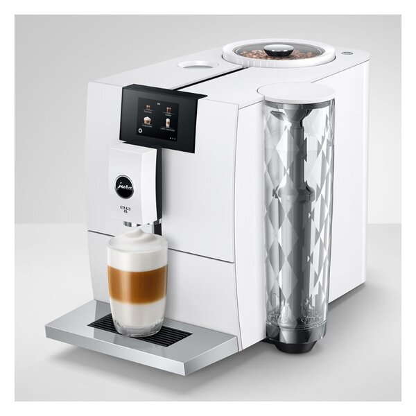 Jura ENA 8 Touch Full Nordic White Macchina Caffè Automatica 15 Funzioni 2 Erogatori Microschiuma