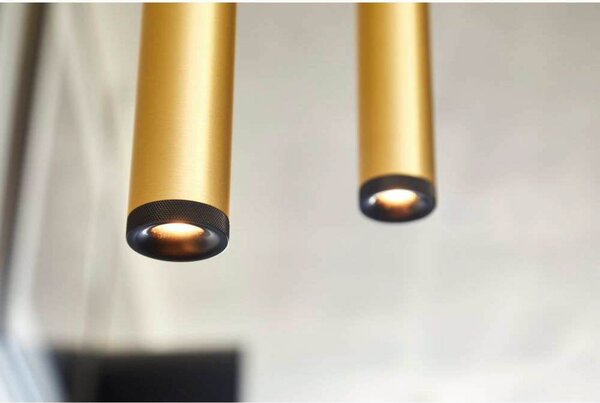 Lampada a sospensione LOOM DESIGN, Dorato / Ottone, Soggiorno, Alluminio