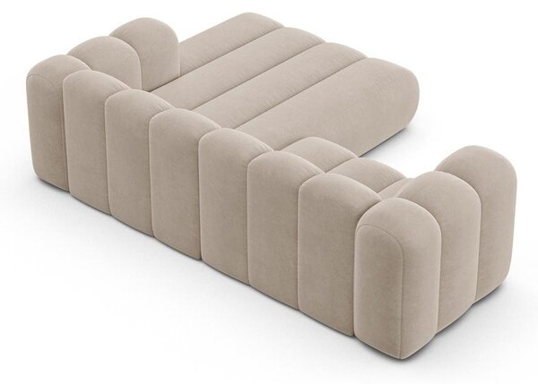 Divano angolare beige ad angolo destro Lupine - Micadoni Home